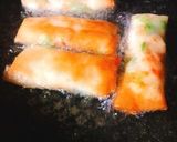 海老枝豆チーズの彩り春巻き作り方3写真