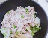 ふわとろ卵と肉ダレの絡めもの作り方5写真