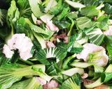 青梗菜と豚こま肉のごましゃぶだれ炒め作り方4写真