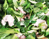 青梗菜と豚こま肉のごましゃぶだれ炒め作り方4写真