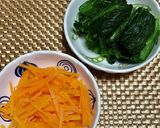 ほうれん草とにんじんのナムル作り方1写真