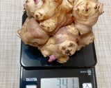 菊芋とブロッコリースプラウトのサラダ作り方1写真
