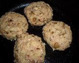 きのこたっぷりの蓮根ハンバーグ作り方4写真