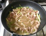 さっぱり味の、野菜たっぷり豚丼作り方5写真