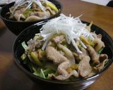さっぱり味の、野菜たっぷり豚丼作り方6写真