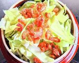 干しえびとキャベツの釜飯作り方3写真