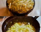 キャベツ消費に！大量蒸しキャベツ焼きそば作り方2写真