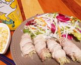 簡単！☆ネギ塩ダレの豚バラ巻キャベツ蒸し作り方6写真