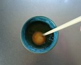 菜の花と温泉卵のペイザンヌサラダ。作り方1写真