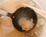 ナスと玉ねぎのみそ汁作り方4写真