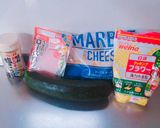 ＊ズッキーニとハムのカリふわチーズ焼き＊作り方1写真