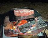 ソロキャンプ用・ステーキ作り方2写真