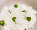豆ご飯！えんどうキレイな色作り方3写真
