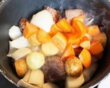 小さな新じゃがを使ったビーフシチュー作り方6写真