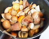 小さな新じゃがを使ったビーフシチュー作り方7写真