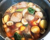 小さな新じゃがを使ったビーフシチュー作り方9写真