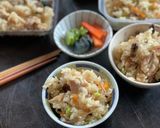 鶏モモたっぷりごろごろ炊き込みご飯作り方4写真