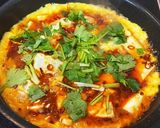 15分で簡単★旨辛鉄板豆腐作り方4写真