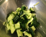 さきいかと切り干し大根，きゅうりの和え物作り方1写真