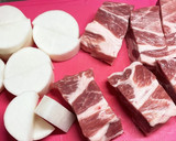 大根と豚肩ロースの煮込み（圧力鍋使用）作り方1写真