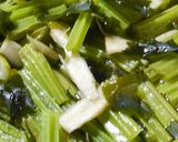若ゴボウの煮びたし　わかめと春を満喫作り方9写真