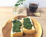 抹茶あんバタートースト簡単食パンカフェ作り方9写真