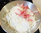 新玉ねぎの白いパスタ☆作り方4写真