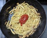 しめじナポリタン作り方5写真