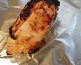 お酒がススム★鶏むね肉の味噌ゆず胡椒焼き作り方4写真