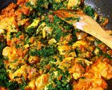 ほうれん草胸肉スパイスカレー作り方5写真