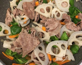 超簡単☆れんこんと豚肉の野菜炒め作り方5写真