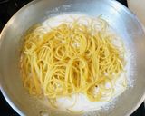 新玉ねぎの白いパスタ☆作り方7写真