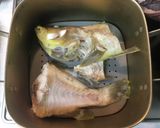 焦がしごま油と中華ダレで食べる蒸し青ハタ作り方2写真