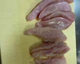 鶏ムネ肉で甘辛チキン作り方1写真