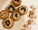 マッシュルーム(椎茸)のパン粉焼き作り方1写真
