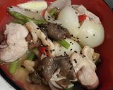 【ダイエット飯】オートミールの鶏茸雑炊作り方3写真