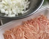 新玉ねぎのトリミンチカツ作り方1写真
