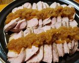 おろしソースの☆濡れない茹で豚作り方11写真