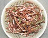 「つくし焼うどん」作り方1写真