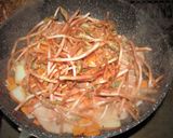 「つくし焼うどん」作り方4写真