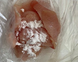 鶏肉とほうれん草とわさポン炒め作り方1写真
