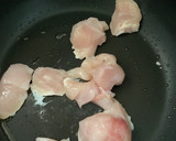 鶏肉とほうれん草とわさポン炒め作り方3写真