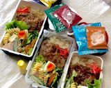 ラー油＆マヨin生姜焼き丼♪お弁当にも作り方9写真