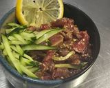 炙り牛ロースのエバラ焼肉のたれ(*≧∀≦作り方3写真