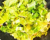 春キャベツとえびのペペロンチーノ作り方4写真