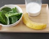 小松菜バナナスムージー【離乳食・幼児食】作り方1写真