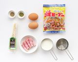 生クリーム不使用☆カルボナーラ焼ビーフン作り方1写真