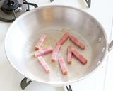 生クリーム不使用☆カルボナーラ焼ビーフン作り方3写真