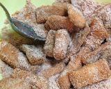 揚げない食パン耳ラスク☆きな粉、シナモン作り方5写真