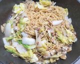 ごはんですよ！でアサリとキャベツのパスタ作り方4写真